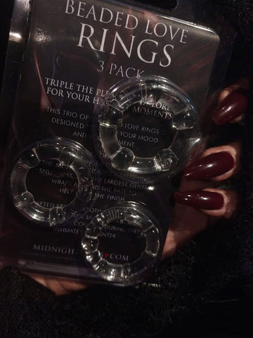 Beaded Love-ring | 3 Pack